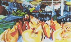 Voir le détail de cette oeuvre: Sur lkes marchés de Provence (Bécaud)